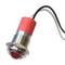 CML INNOVATIVE TECHNOLOGIES PL12SL115 LED Panel Mount Indicator, Stainless Steel, Red, 110 V, 12 mm, 20 mA, 475 mcd, IP67