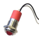 CML INNOVATIVE TECHNOLOGIES PL12SL116 LED Panel Mount Indicator, Stainless Steel, Red, 240 V, 12 mm, 20 mA, 475 mcd, IP67