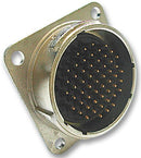 JAEGER 533514006 Circular Connector, Circular Industrial, Miniature Series, Panel Mount Receptacle, 19 Contacts