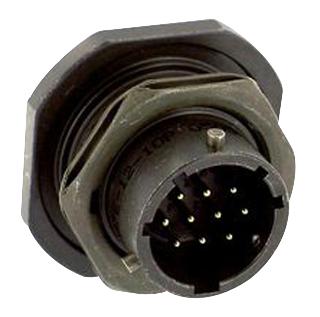 AMPHENOL INDUSTRIAL GTS01F18-4S Circular Connector, GTS Series, MIL-DTL-5015 Series, Cable Mount Receptacle, 4 Contacts