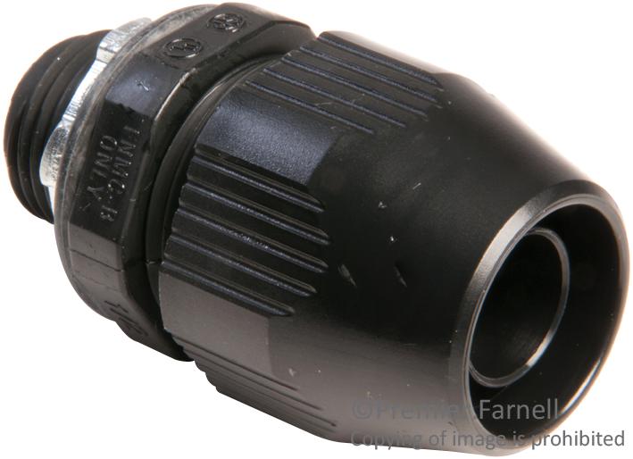 ABB - THOMAS & BETTS LT50P CONDUIT FITTING, STR, THERMOPLASTIC, BLA