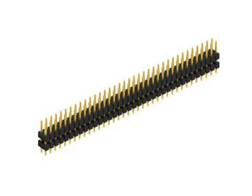 FISCHER ELEKTRONIK SL 6 071 72 G Pin Header, Board-to-Board, Wire-to-Board, 2.54 mm, 2 Rows, 72 Contacts, Through Hole Straight