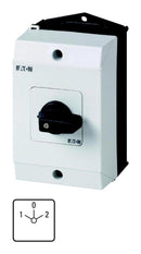 EATON MOELLER T0-4-8213/I1 Rotary Switch, Changeover, 3 Position, 4 Pole, 60 &deg;, 20 A, 690 V, T0 Series