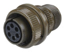 AMPHENOL INDUSTRIAL MS3106A14S-6S. Circular Connector, MIL-DTL-5015 Series, MS3106 Series, Straight Plug, 6 Contacts, Solder Socket