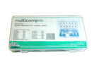 MULTICOMP PRO MP014767 Penny Washer Assortment, 240 Pieces, with Plastic Case