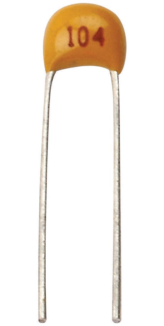 MULTICOMP MC0805N4R7C101A2.54MM. Multilayer Ceramic Capacitor, 4.7 pF, 100 V, &plusmn; 0.25pF, PC Pin, C0G / NP0, 2.54 mm