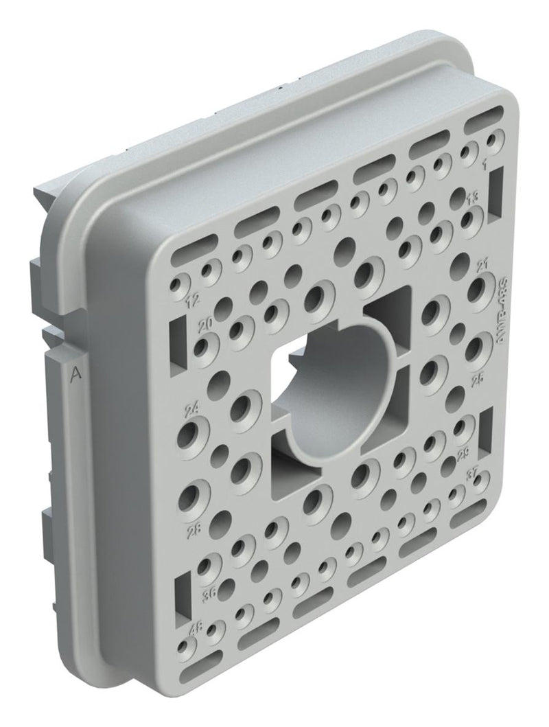 AMPHENOL SINE/TUCHEL AWB-48SA WEDGELOCK, GRAY, 48POS PLUG