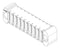 MOLEX 219563-0007 Rectangular Power Connector, 7 Contacts, Guardian HD 219563 Series, PCB Mount, Press Fit, 5.78 mm