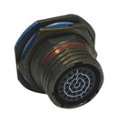AMPHENOL SOCAPEX D38999/24ZJ43BN Circular Connector, MIL-DTL-38999 Series III, DS38999/24 Series, Jam Nut Receptacle, 43 Contacts