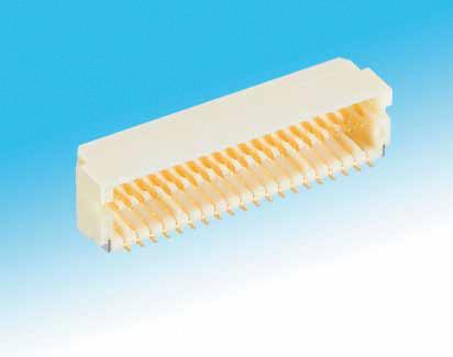 HIROSE / HRS DF20F-20DP-1H(65) Pin Header, Wire-to-Board, 1 mm, 2 Rows, 20 Contacts, Surface Mount Right Angle, DF20 Series