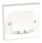 Panduit CFPUKS2BAWY CFPUKS2BAWY Faceplate Sloped Mini-Com Modules 2 ABS (Acrylonitrile Butadiene Styrene) Body