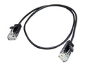 MULTICOMP PRO MP013139 Ethernet Cable, Cat6, RJ45 Plug to RJ45 Plug, UTP (Unshielded Twisted Pair), Black, 500 mm