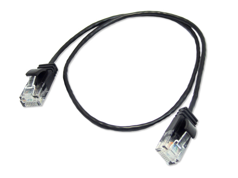MULTICOMP PRO MP013139 Ethernet Cable, Cat6, RJ45 Plug to RJ45 Plug, UTP (Unshielded Twisted Pair), Black, 500 mm