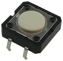 ARATAS B3F-4000. SWITCH, TACTILE, STANDARD, IVORY