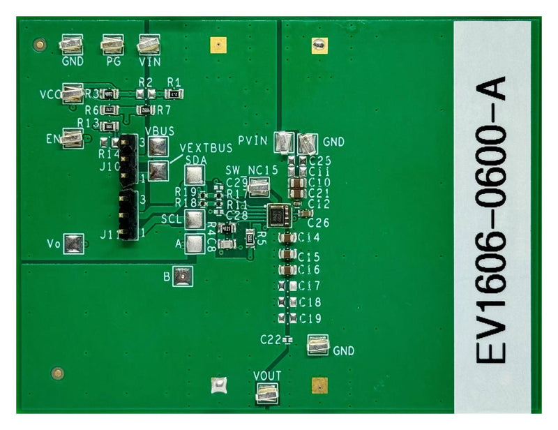 TDK EV1606-0600-A Evaluation Board, FS1606-0600-AL, Micro-Point-of-Load (&micro;POL) DC-DC Converter