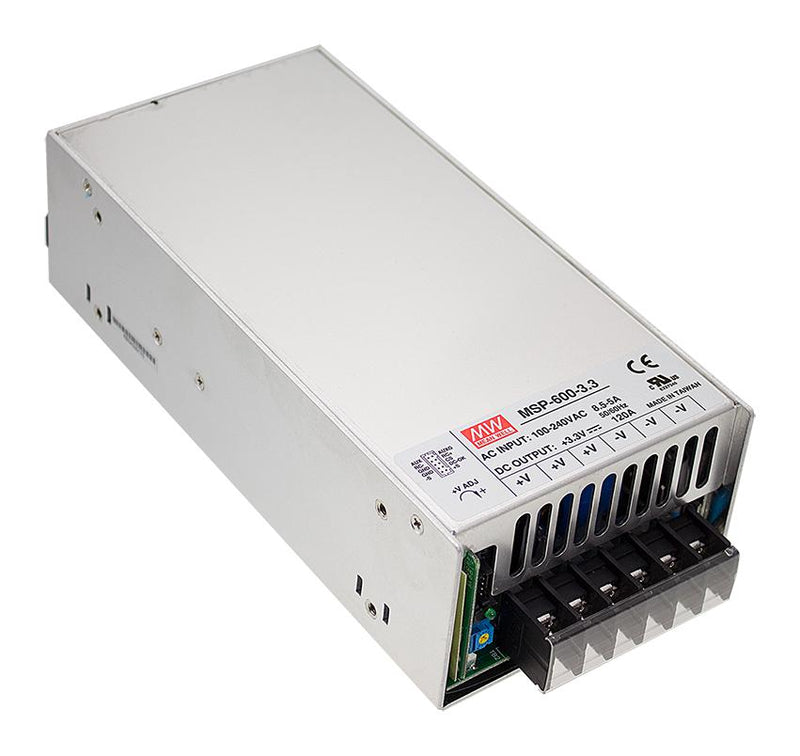 MEAN WELL MSP-600-24 AC/DC Enclosed Power Supply (PSU), Medical, 1 Outputs, 648 W, 24 VDC, 27 A