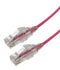 VIDEK 2994-8PK Ethernet Cable, LSZH, Cat6, RJ45 Plug to RJ45 Plug, UTP (Unshielded Twisted Pair), Pink, 8 m