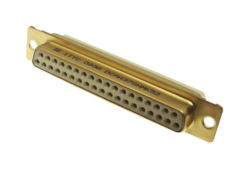 ITT CANNON DBM25S CONNECTOR, D SUB, RECEPTACLE, 25 POSITIO