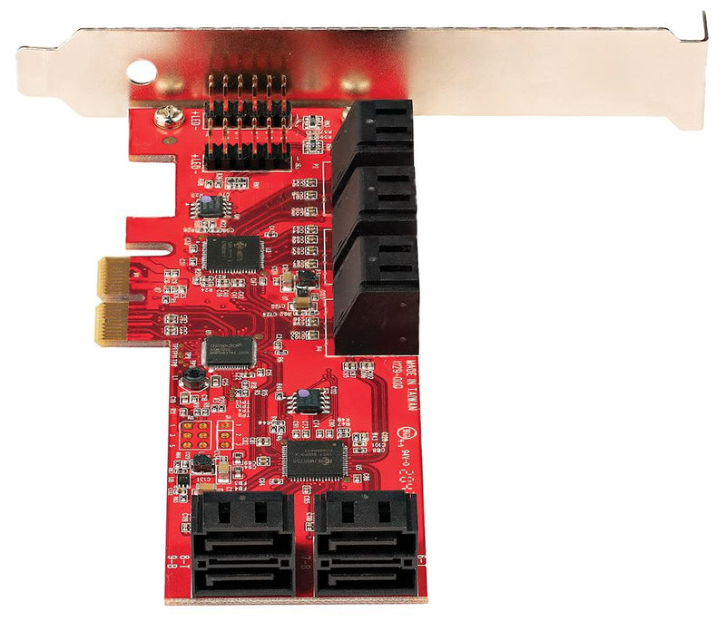 Startech 10P6G-PCIE-SATA-CARD 10P6G-PCIE-SATA-CARD Sata Interface PCI Express 2.0 10 Port 6 Gbps