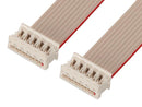 MOLEX 92315-0401 Ribbon Cable, Picoflex PF-50 IDT Receptacle to-Picoflex PF-50 IDT Receptacle, 4 Ways, 3.3 ft, 1 m