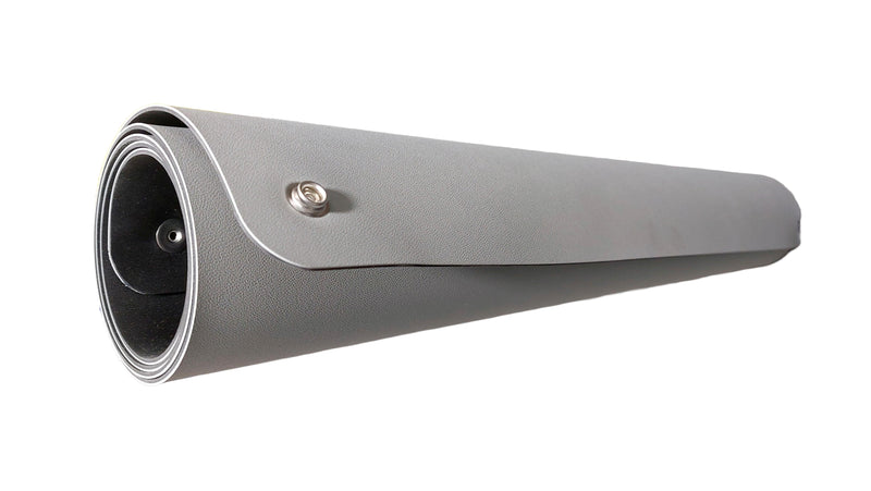 MULTICOMP PRO MP013804 ESD Dissipative Mat, 2 10mm Snap Studs, Rubber, Grey, 1.2m L x 600mm W