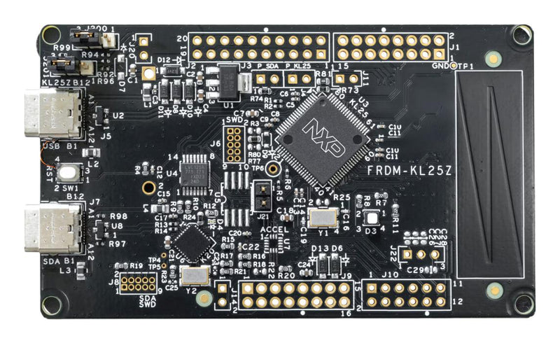 NXP FRDM-KL25Z Freedom Development Platform, Kinetis KL1x and KL2x MCUs, Capacitive Touch Slider, USB-C