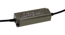 MEAN WELL PWM-60-24DA2 LED Driver, LED Lighting, 60 W, 24 VDC, 2.5 A, Constant Voltage, 90 V