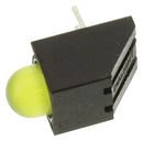 DIALIGHT 550-1207F Circuit Board Indicator, Yellow, 1 LEDs, Through Hole, T-1 3/4 (5mm), 2 mA, 1.8 mcd