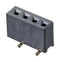 HARWIN M50-3140445R PCB Receptacle, Board-to-Board, 1.27 mm, 1 Rows, 4 Contacts, Surface Mount Straight