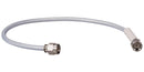 HUBER+SUHNER MINIBEND R-7 RF / Coaxial Cable Assembly, 7 ", 177.8 mm, 0.086" Semi Rigid, SMA Plug, SMA Plug, 50 ohm