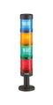 MULTICOMP PRO MP-50LA2X Tower Light LED Unit, Blinking, Amber, 240 VAC, IP65, NEMA 1/2/3/3R/4/4X/12/13, 68mm H, 50mm Lens