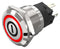 EAO 82-5151.2113.B001 Vandal Resistant Switch, On/Off, 82 Series, 19 mm, SPDT, Maintained, Round Flat Flush, Natural