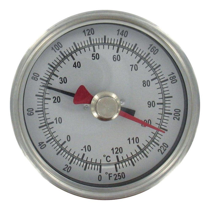 DWYER BTM31211D Bimetal Thermometer, -17.8&deg;C to 60&deg;C, BTM3 Series