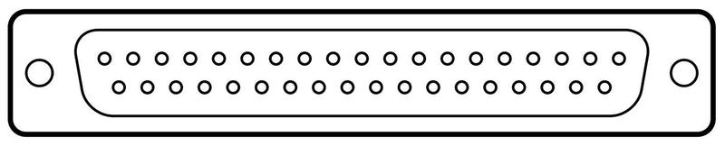 Norcomp 171-037-213R911 171-037-213R911 D Sub Connector DB37 Standard Receptacle 171 Series 37 Contacts DC Solder