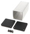 HAMMOND 1455CS1202 Metal Enclosure, w/Plastic End Panel, Small, Aluminium, 54 mm, 54 mm, 120 mm