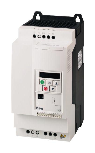 EATON MOELLER DC1-12015NB-A20CE1 Variable Frequency Drive, Power XL, DC1 Compact Series, Single / Three Phase, 4 kW, 15 A, 230 Vac