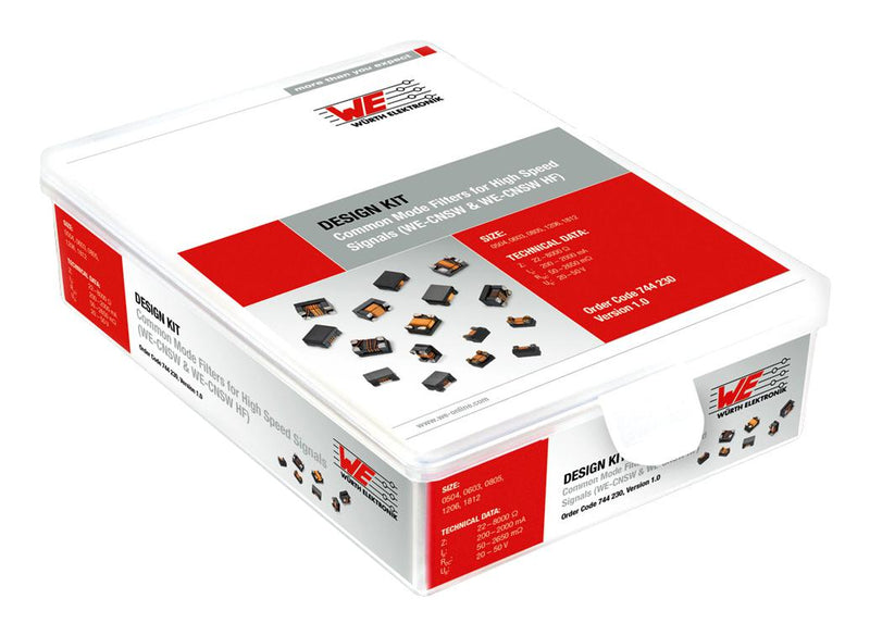 WURTH ELEKTRONIK 744230 DESIGN KIT, SMT COMMON MODE LINE FILTER