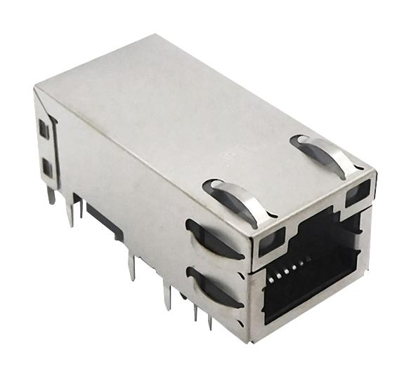BEL MAGNETIC SOLUTIONS G27-122T-066B Modular Connector, RJ45 Jack, 1 x 1 (Port), 8P8C, Through Hole Mount