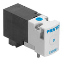 FESTO 197007 Air Solenoid Valve, 3/2 Way, Closed, Monostable, 8 bar, 12 VDC, 10 l/min