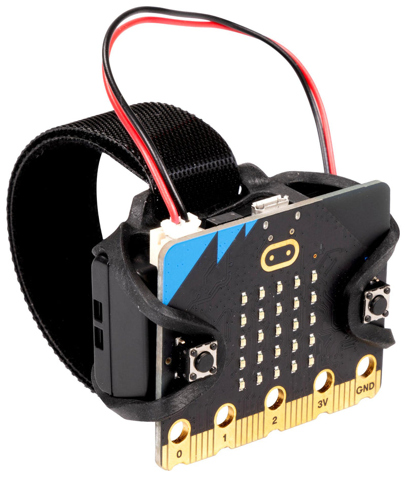 BBC MICRO:BIT MEFWPK10V1 Holder with Wrist Strap, Thermoplastic Elastomer, micro:bit Development Board