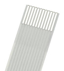 MOLEX 15166-0432 FFC / FPC Cable, 40 Core, 0.5 mm, Opposite Sided Contacts, 4 ", 102 mm, White