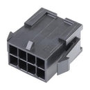 MOLEX 43020-0810 Connector Housing, Black, Micro-Fit 3.0 43020 Series, Plug, 8 Ways, 3 mm