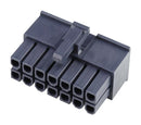 MOLEX 46992-1410 Connector Housing, Black, Mini-Fit Jr. 46992 Series, Receptacle, 14 Ways, 4.2 mm