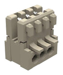 MOLEX 91716-0501 IDC Connector, Natural (White), IDC Receptacle, Female, 2.5 mm, 1 Row, 4 Contacts, Cable Mount