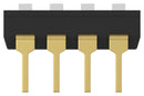 ALCOSWITCH - TE CONNECTIVITY ADEN04TTU04 DIP SW, 4CKT, SPST, 0.025A, 24VDC, TH