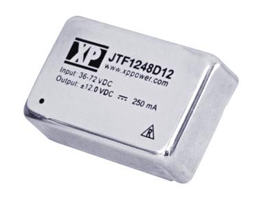 XP POWER JTF1224S15 Isolated Through Hole DC/DC Converter, 4:1 Input, ITE, DIP, 4:1, 12 W, 1 Output, 15 V