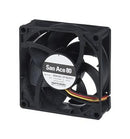 SANYO DENKI 9RA0812P4G001 DC Axial Fan, 12 V, Square, 80 mm, 25 mm, 49.4 CFM