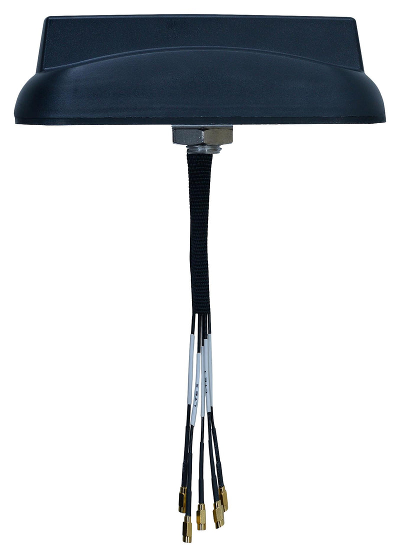 TE CONNECTIVITY L000151-01 RF Antenna, 4.9 GHZ to 6 GHZ, Shark Fin, 7.5 dB, 50 ohm, Adhesive / Stud Mount / SMA Connector