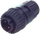 SWITCHCRAFT/CONXALL 6282-6PG-3DC CIRCULAR CONNECTOR PLUG, SIZE 20, 6 POSITION, CABLE