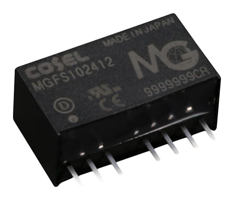 COSEL MGFS102415 Isolated Through Hole DC/DC Converter, ITE, SIP, 4:1, 10.5 W, 1 Output, 15 V